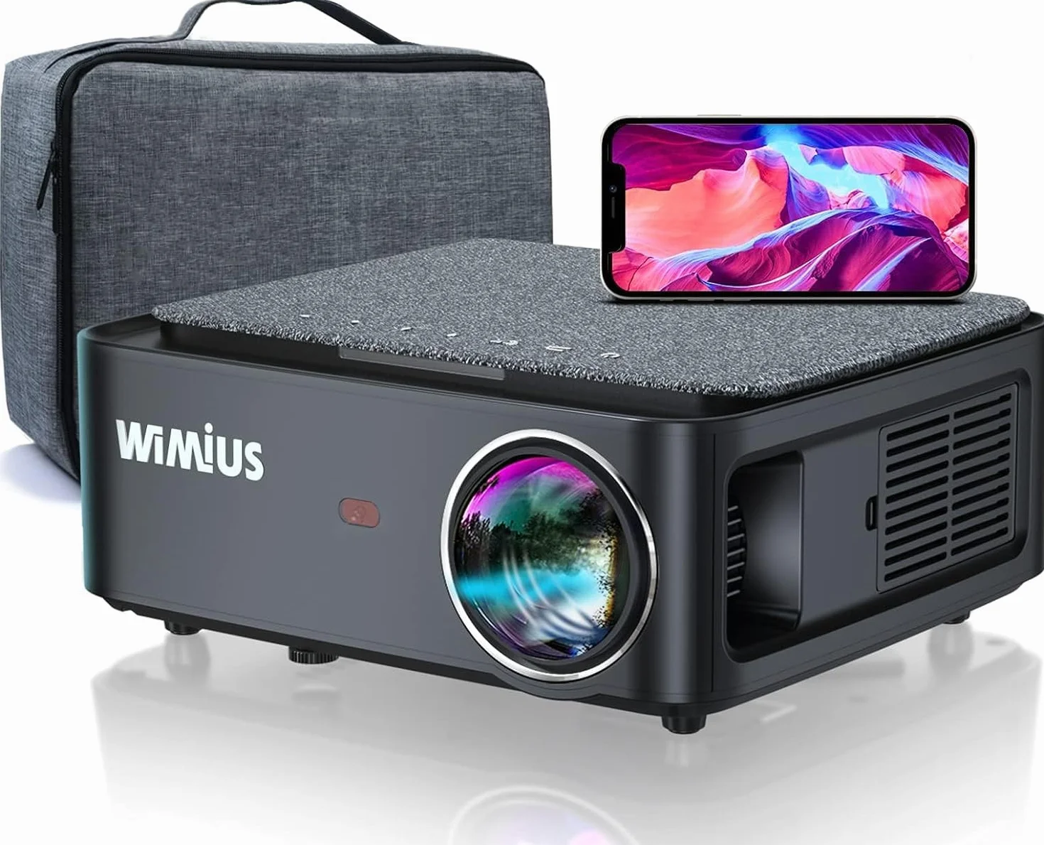 WiMiUS K1 Full HD 1080P 4K WiFi Bluetooth Projector Home Theater