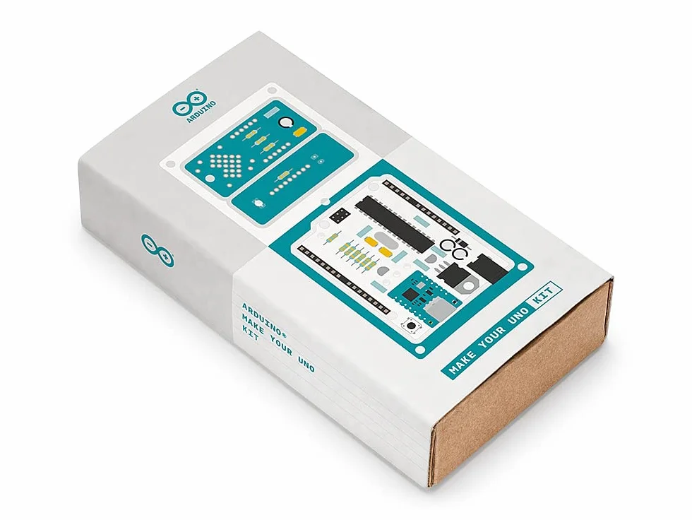 Arduino Make Your UNO Kit AKX00037 - Kit DIY pour Carte Arduino UNO, Apprentissage Électronique Programmation