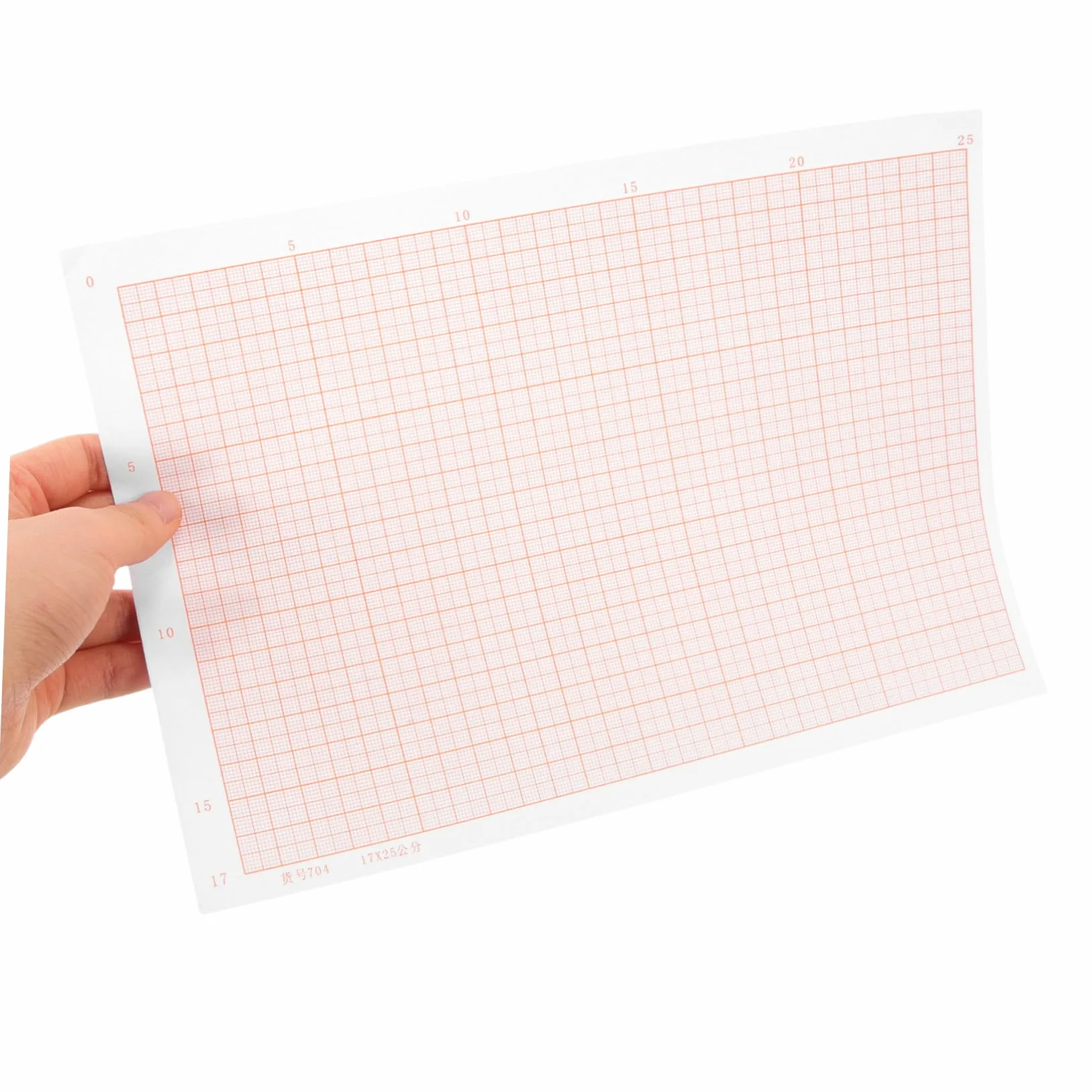 Artibetter Feuille de Papier Millimétré Rose 100 Feuilles pour Dessin Précis Calculs Peinture