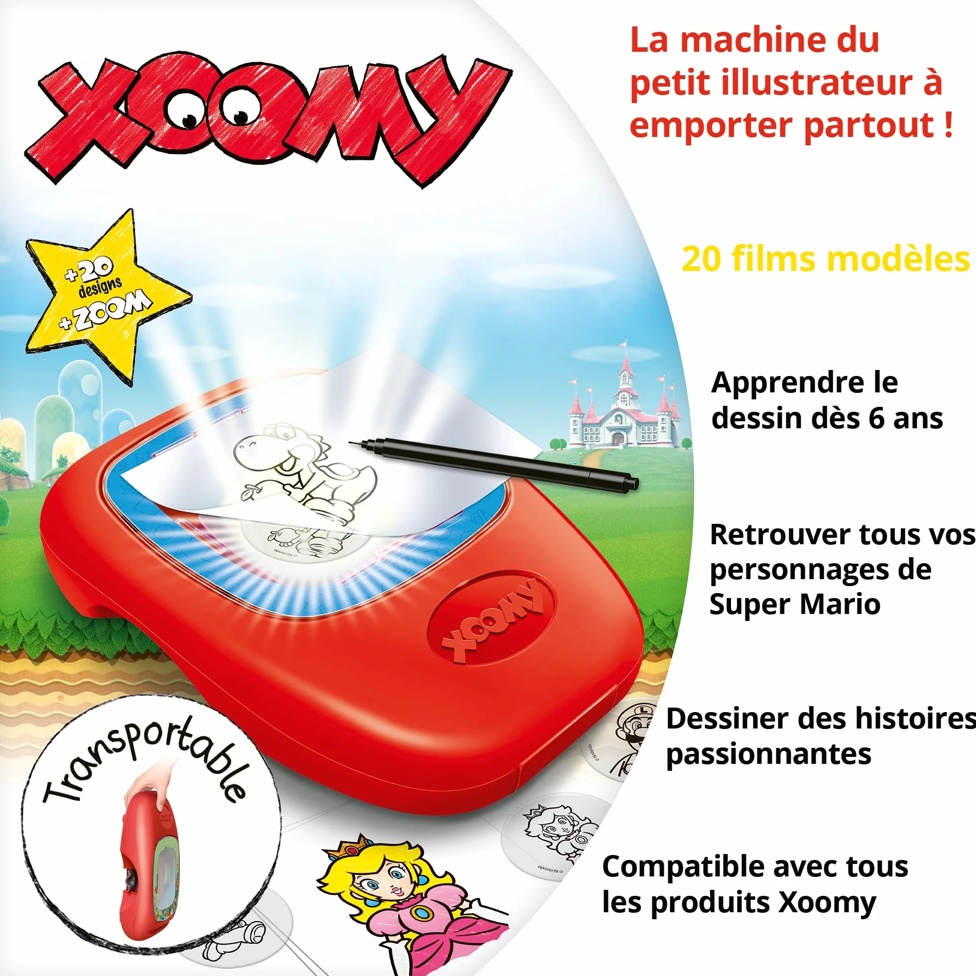Ravensburger Xoomy Super Mario Dessin Loisir créatif Dès 6 Ans
