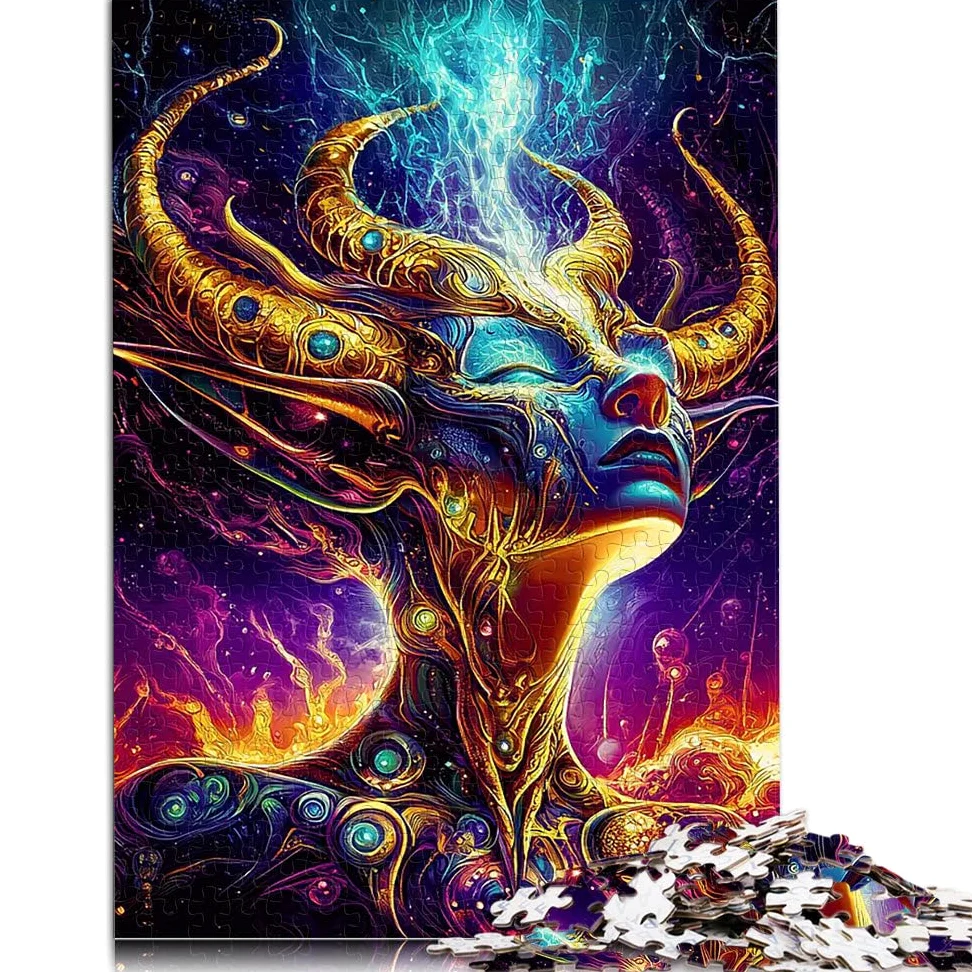 Démon de l'énergie Cosmique Puzzles de 2000 pièces pour Adolescents Jeu de Quiz est idéal comme Cadeau pour Toute la Famille 70x100cm