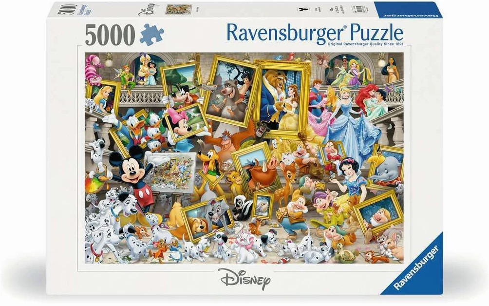 Ravensburger - Puzzle Adulte - Puzzle 5000 p - Mickey l'artiste - Disney - 17432