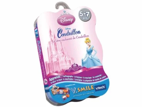 VTech Cartouche de jeu V.Smile Cendrillon : Le rêve enchanté