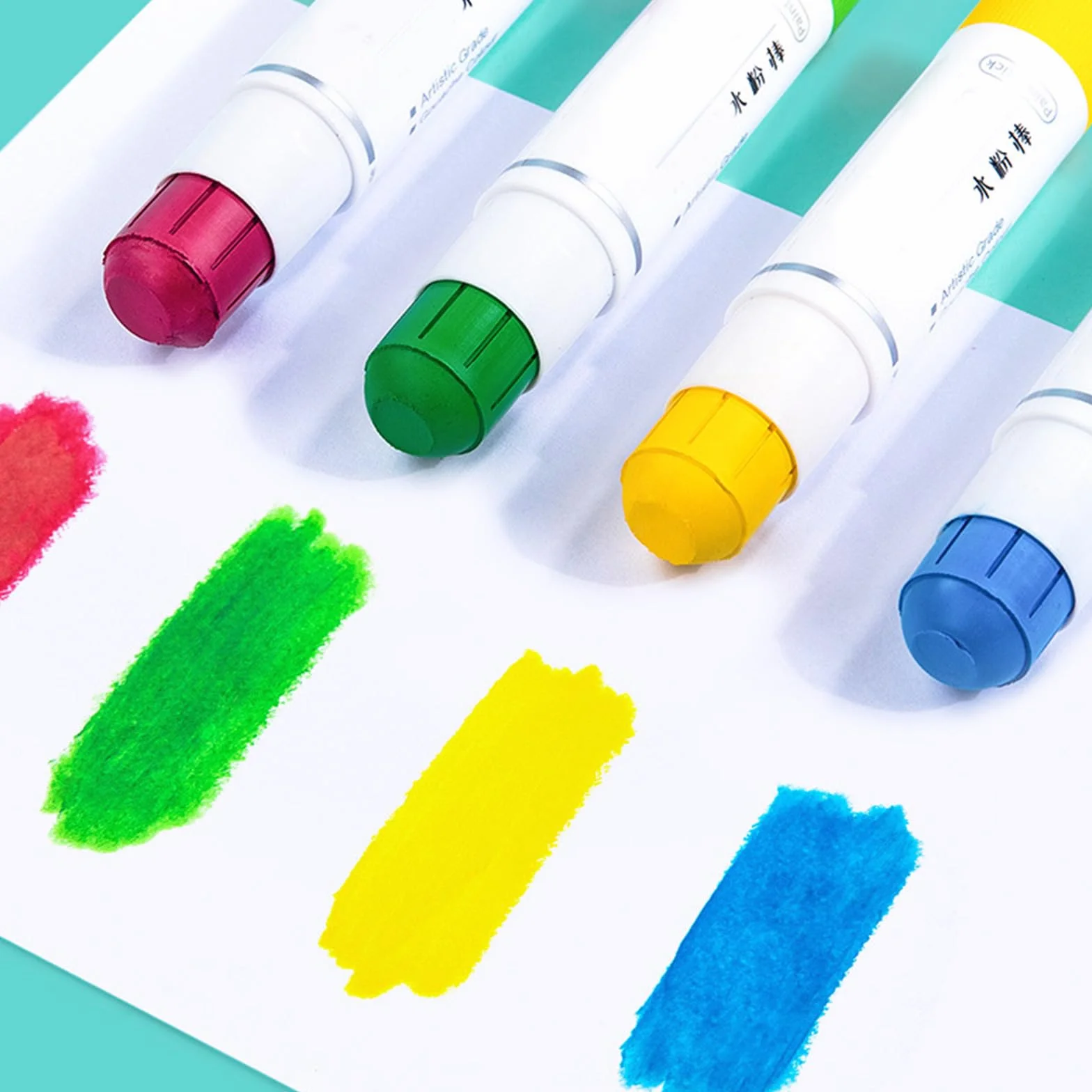 Bâtons de peinture gouache lavables pour enfants, étudiants, artistes – professionnels