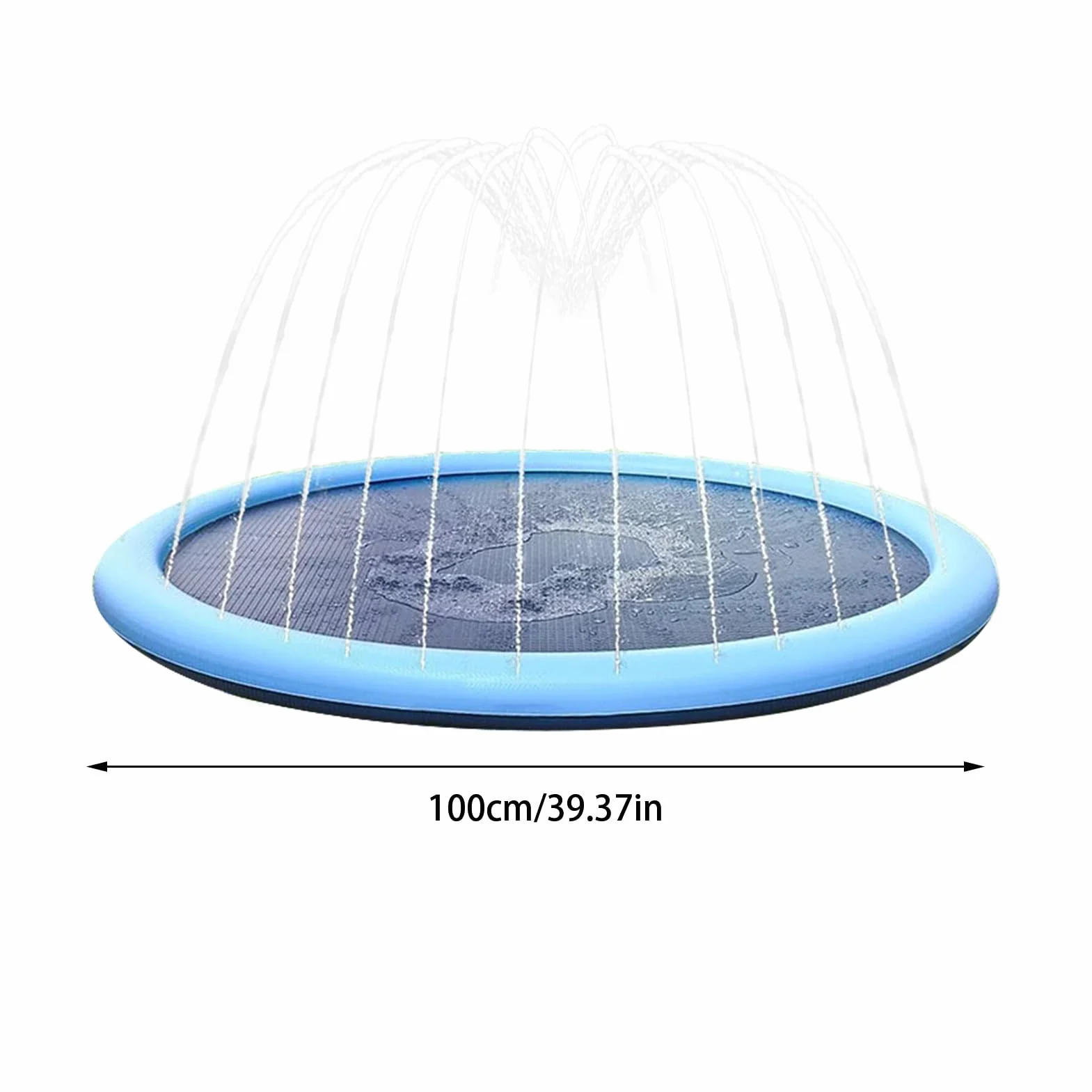 Tapis de Jeu Splash Pad Extérieur Non Glissant - Jouet de Piscine pour Garçons Filles