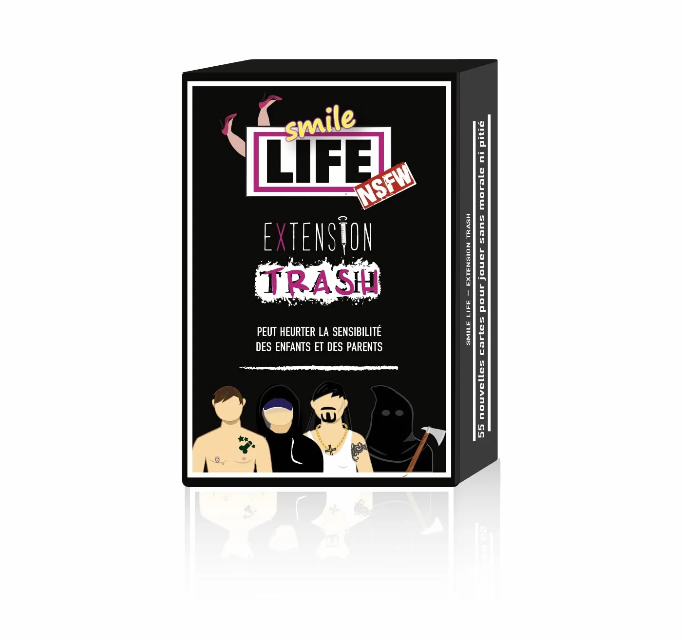 Blackrock Games Smile Life Extension Trash - Jeu de Cartes d'Ambiance - 16 Ans et Plus