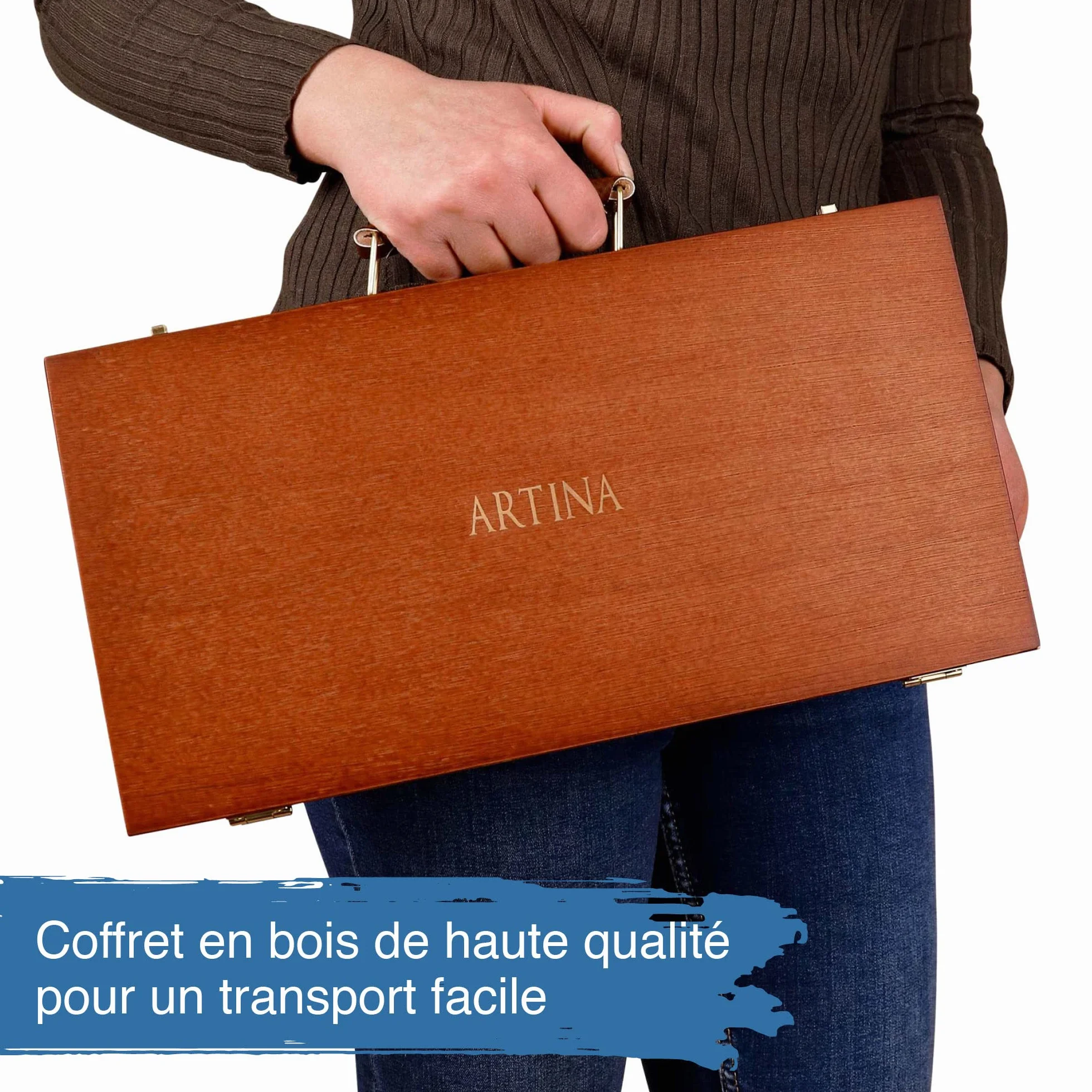 Artina Set de craies Pastilo 96 couleurs coffret certifié FSC