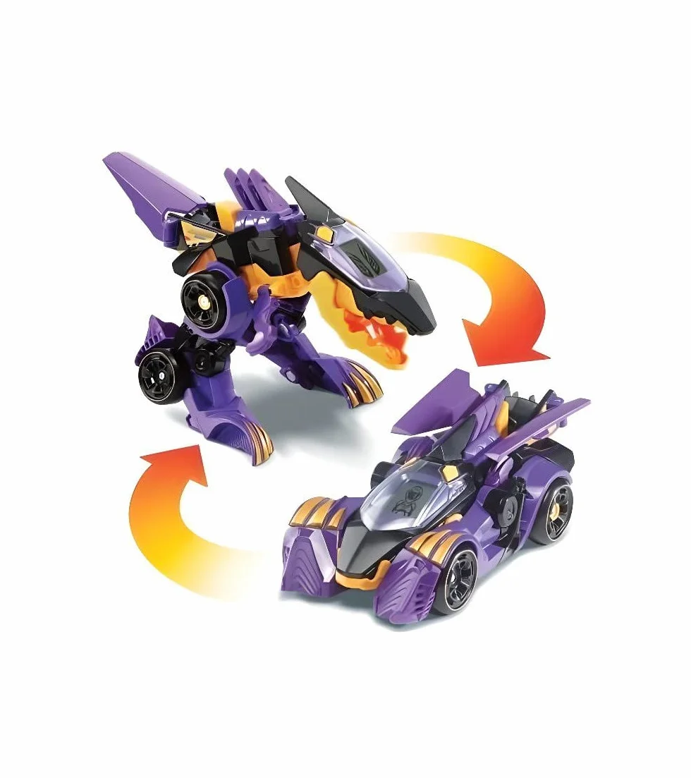 VTech Switch & Go Dinos Dinosaure Sonore Brutor Super Spinosaure Jouet 2 en 1 Transformable Voiture Course Cadeau Enfant 4 Ans