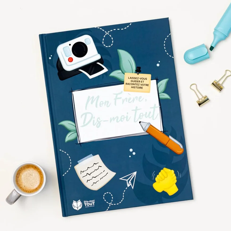Livre "Mon frère, dis-moi tout" : +100 questions à remplir, idée cadeau originale pour anniversaire ou Noël