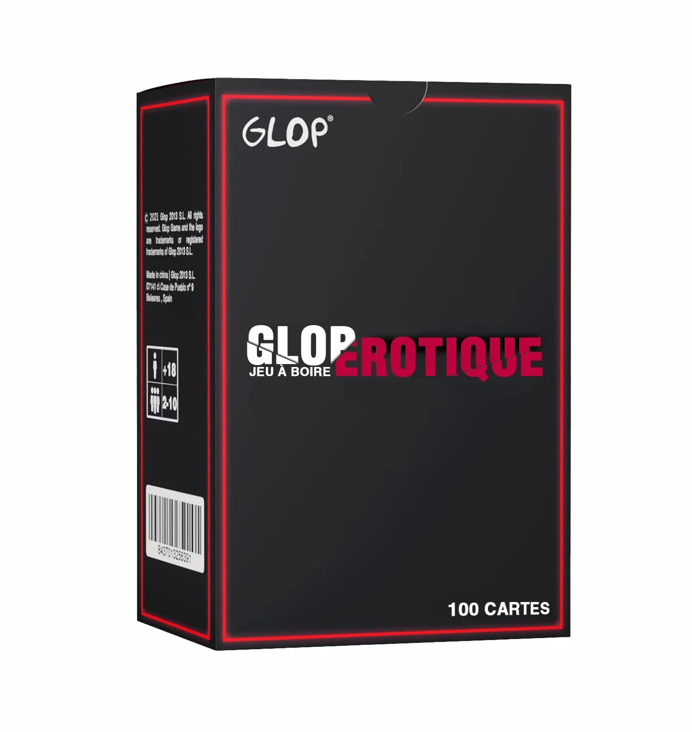 Glop Ero: Jeu de Société Adulte, Jeux d'Alcool et Cartes à Boire, 100 Cartes