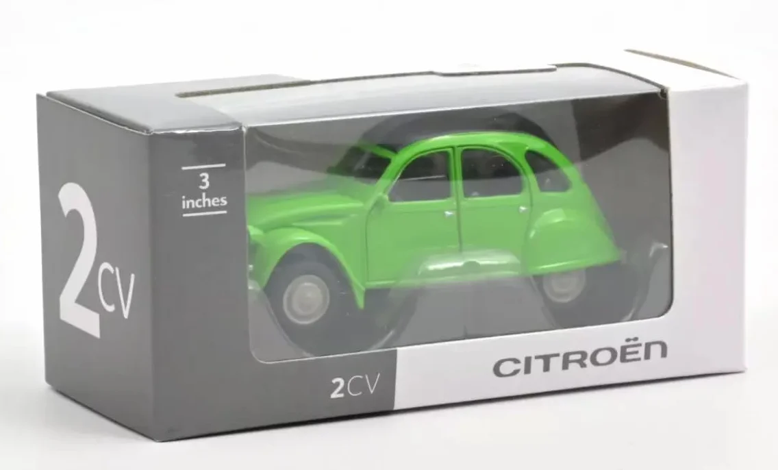 Norev OPO 10 Voiture Miniature Citroën 2CV échelle 1:64 3 inches 7,5cm Palmeraie Vert