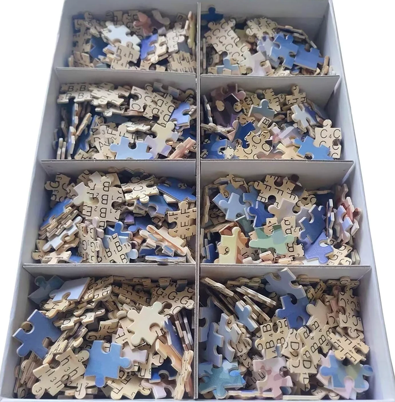 LORDOS Puzzle Adulte 2000 Pièces - Seigneur des Anneaux - Challenge Puzzle - Bois naturel + Carton - 100x70cm - 2000 pièces - Unisex - 14 Ans et Plus