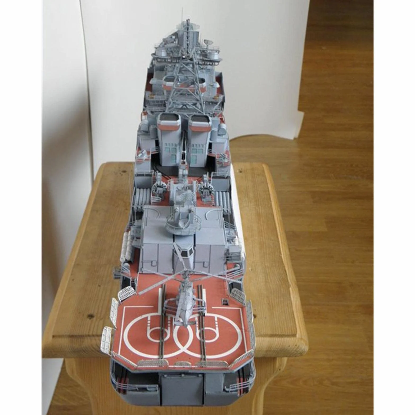 Maquette Navire Levchenko Échelle 1/200 Papier Décoration Intérieure