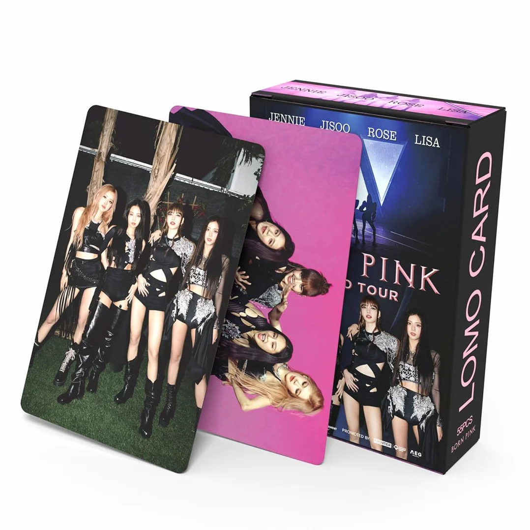 Kpop BP Cartes à Collectionner Born Pink World Tour 55 Lomo Cartes