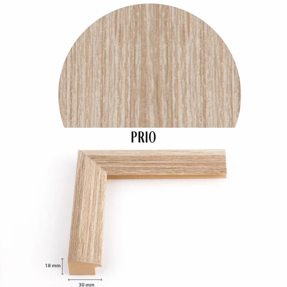 Bildershop-24 Cadre á puzzle PRIO 49,3x69,3cm Chêne Sonoma pour 500-1000 Pièces