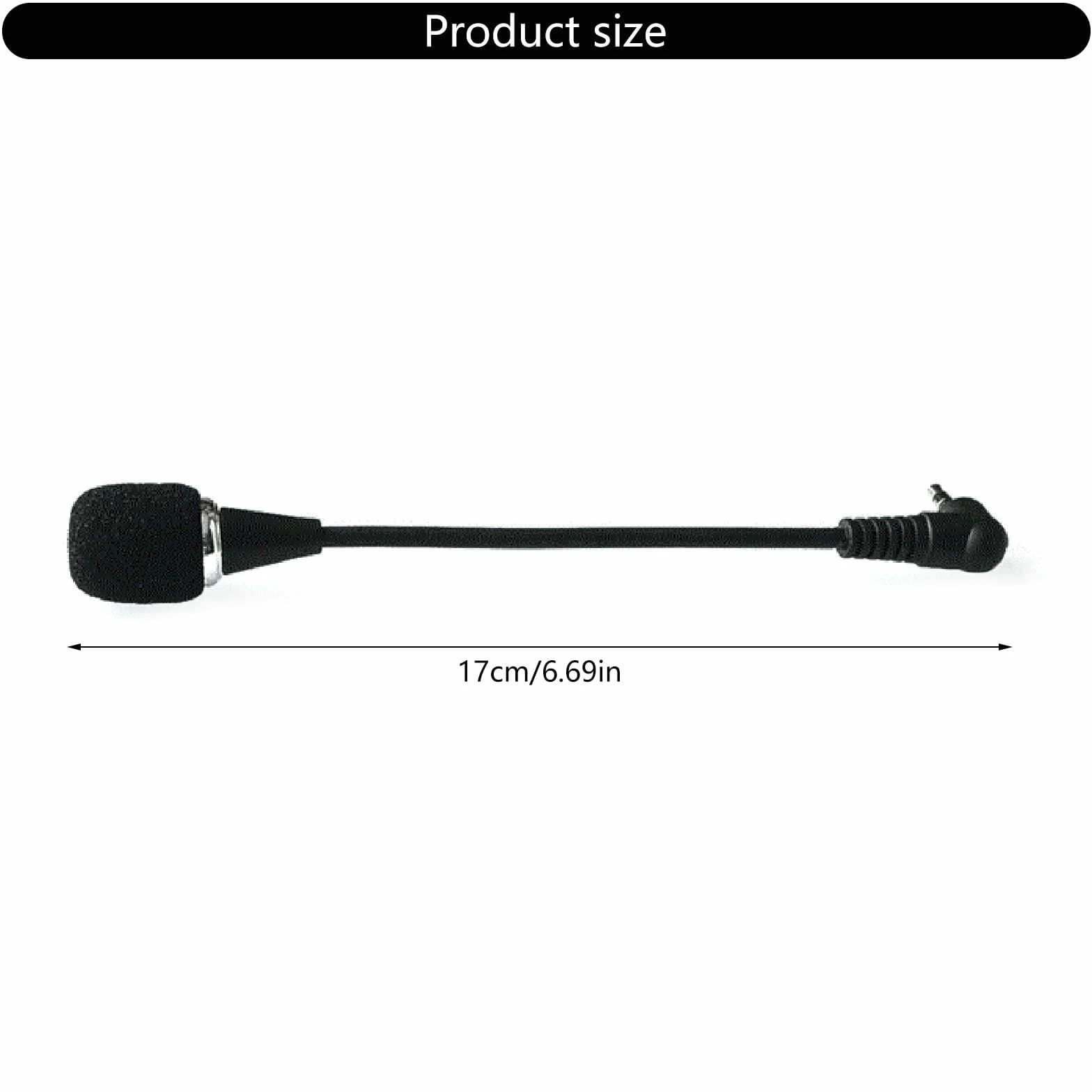 Microphone Externe Portable 3,5 mm Plug and Play