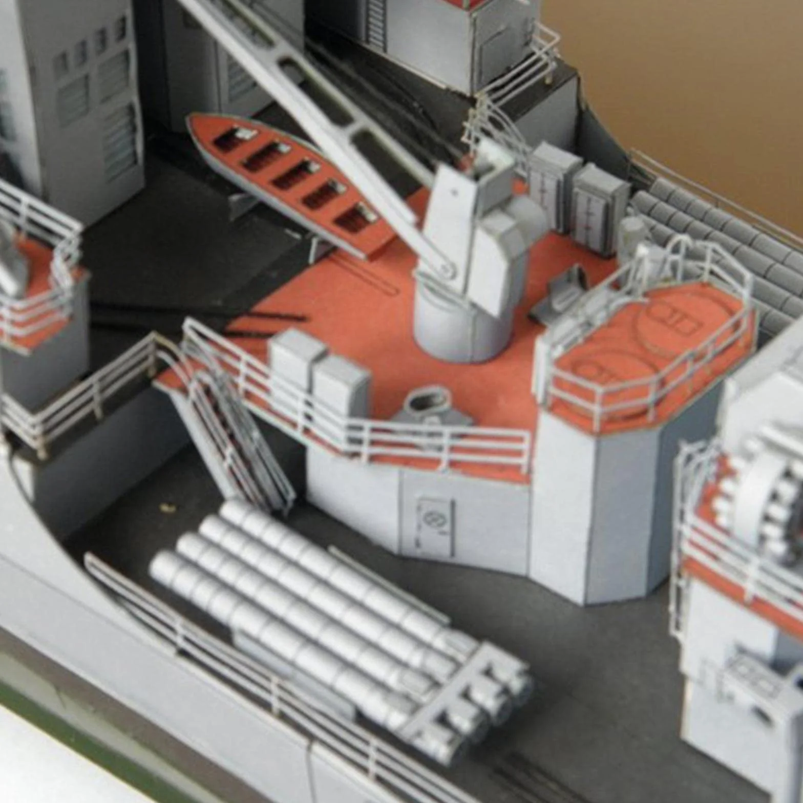 Maquette Navire Levchenko Échelle 1/200 Papier Décoration Intérieure