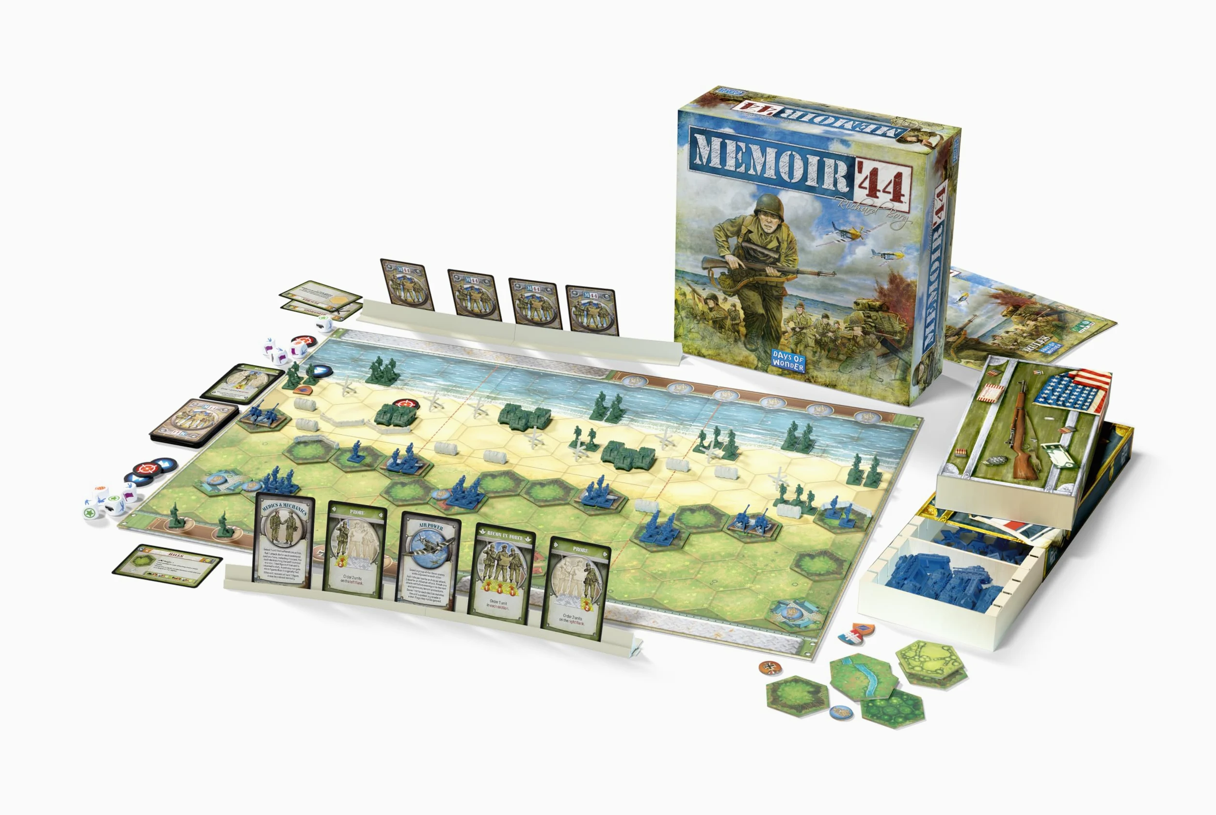 Asmodee Memoir '44 Refresh | Jeu de société | À partir de 8 ans | 2 à 4 joueurs | 45 minutes de temps de jeu ou plus