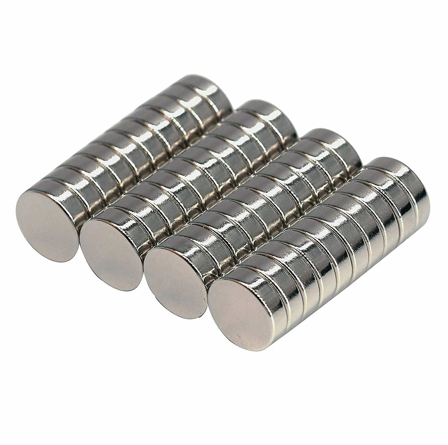 Aimant de néodyme 8 mm x 3 mm 1.8 kg Traction 52 pièces