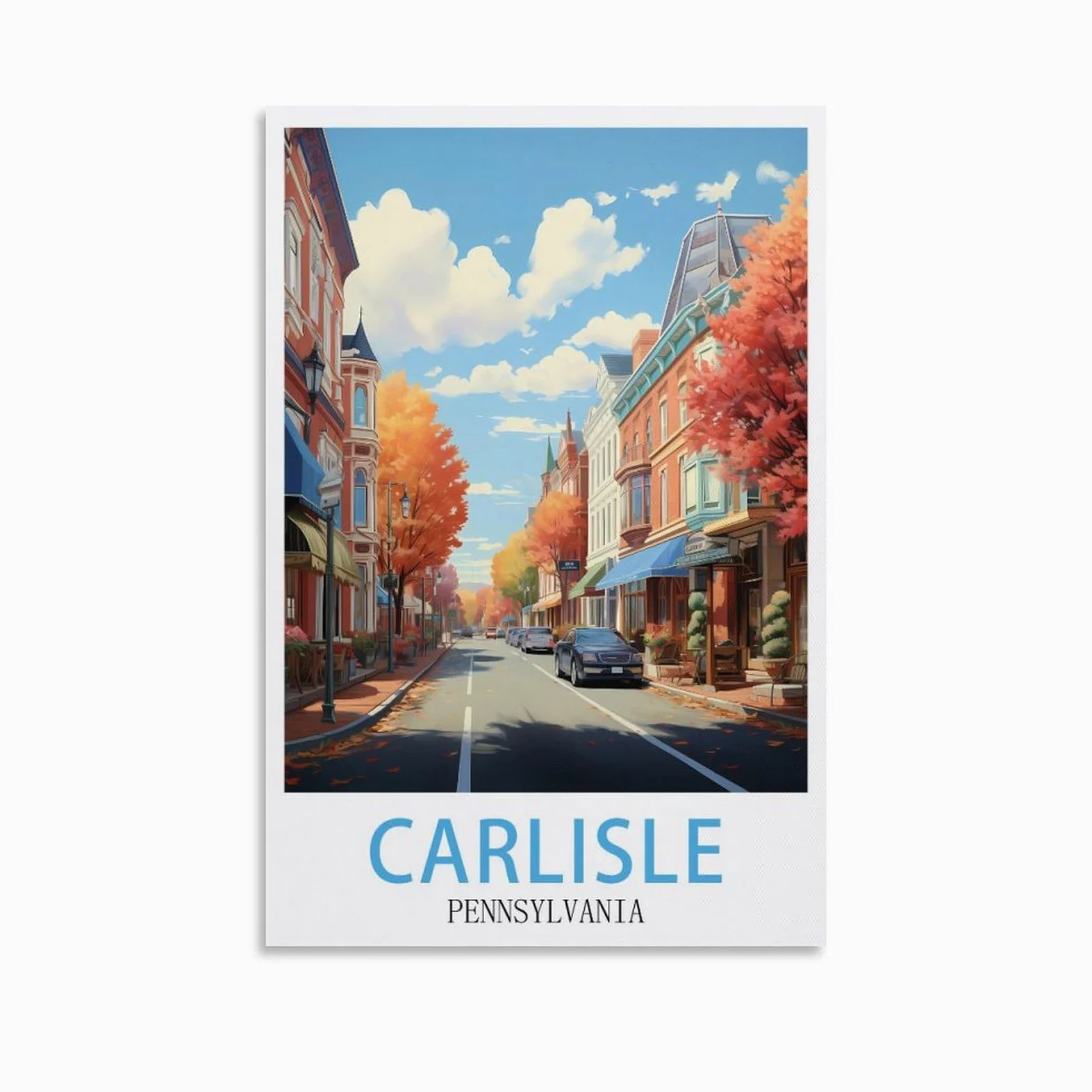 Puzzles de 2000 pièces pour Adultes, Carlisle, Pennsylvanie. Puzzles de 2000 pièces pour Adultes et Enfants, Puzzle Familial Classique d'intérieur, 100 x 70 cm.