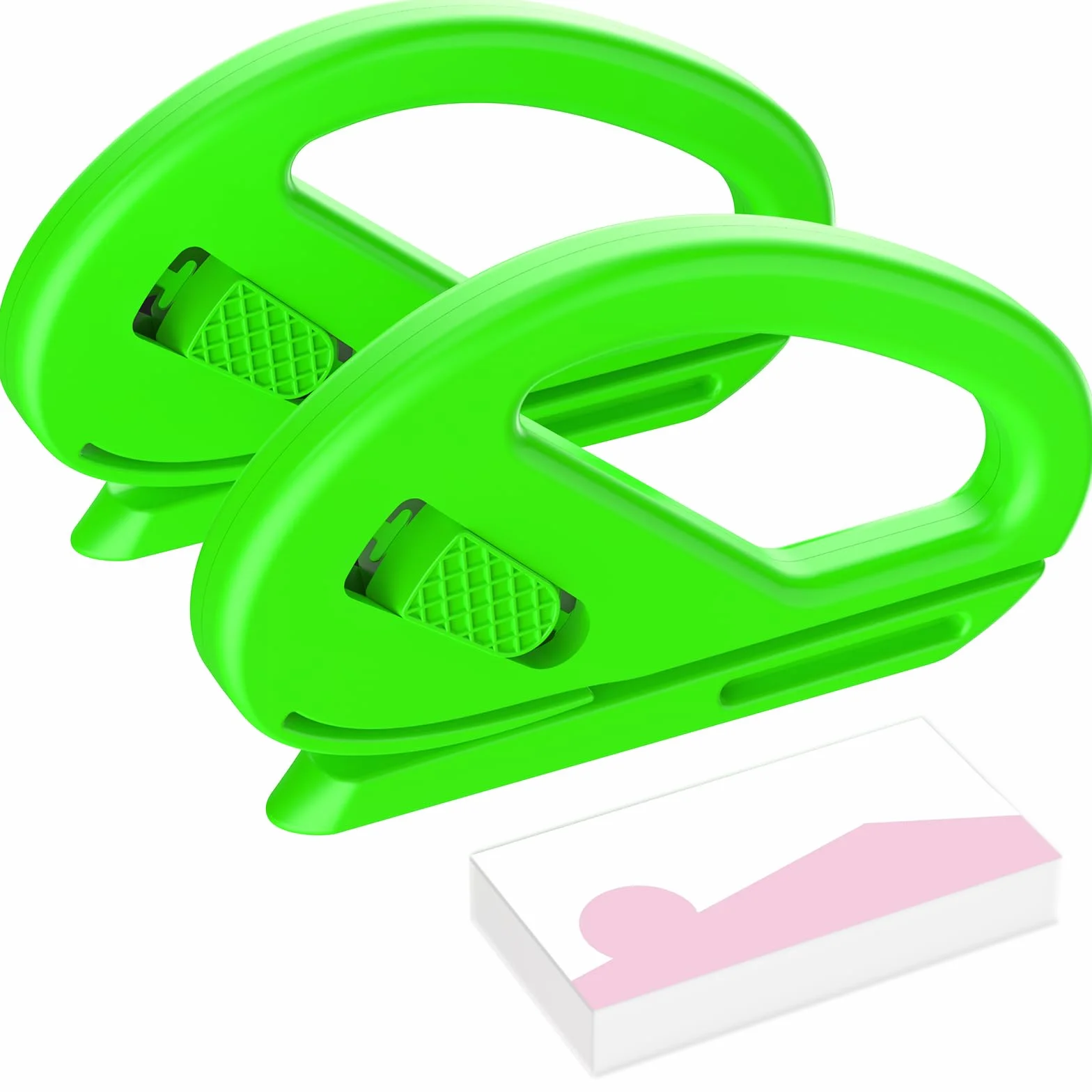 Coupe-papier cadeau coulissant vert Lot de 2, découpe papier d'emballage