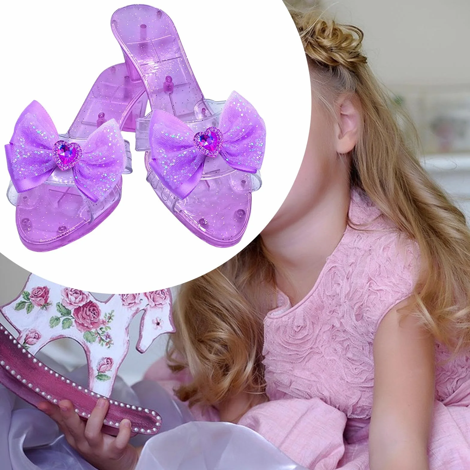 Chaussures Princesse Enfants Sandales Gelée Été Violet