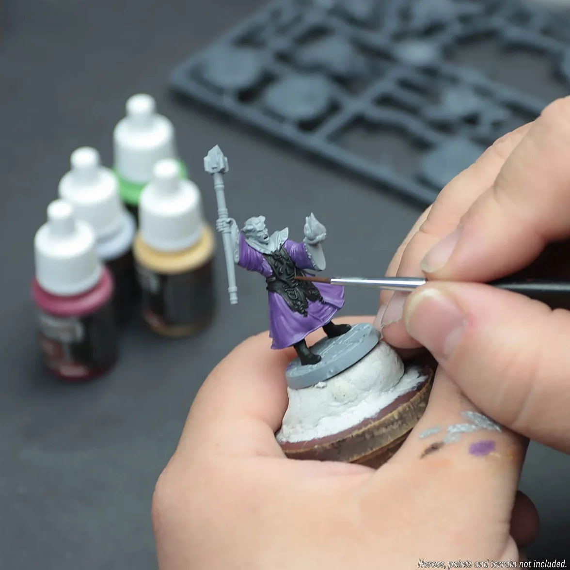 The Army Painter GameMaster Character Brush Set, 3 Pinceaux Essentiels Pour Maquettes Figurines Warhammer 40k DnD