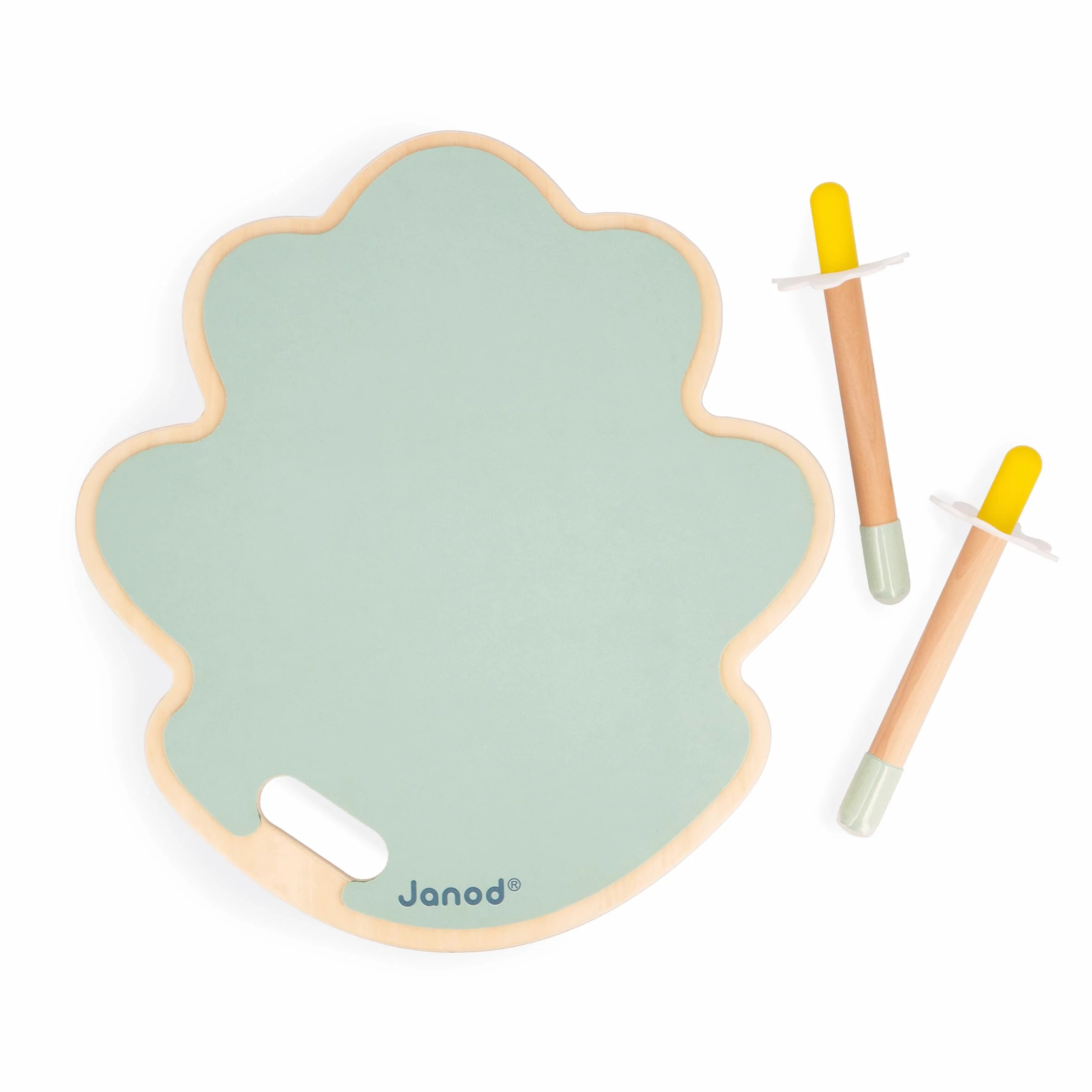 Janod Feuille Roulante Sweet Cocoon Planche à roulettes en Bois FSC Jeu d'Adresse Enfant 4 Ans
