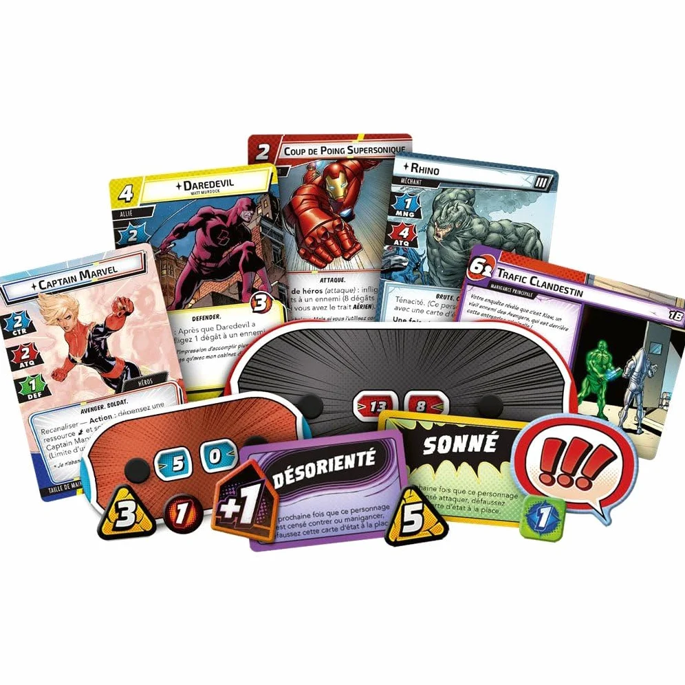 Fantasy Flight Games Jeu de Cartes Marvel Champions : Le Jeu de Cartes (Base)