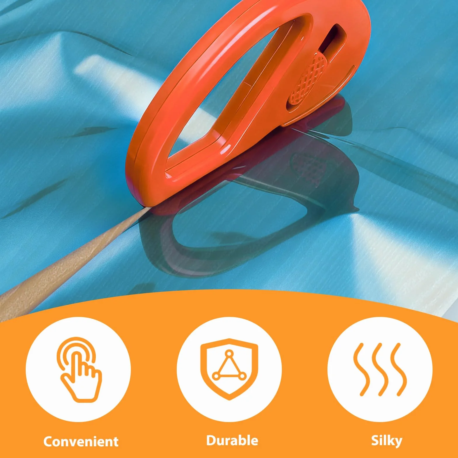 Coupe-papier d'emballage coulissant, Cutter cadeau pour rouleaux de papier plastique