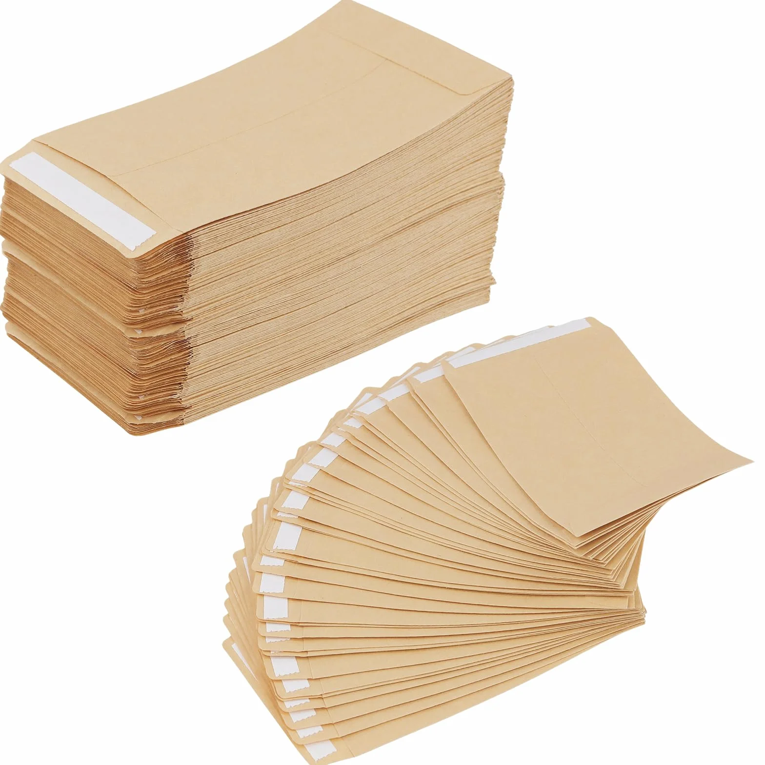 Enveloppes en papier kraft marron 6 x 10 cm Lot de 300 pour envoi et rangement