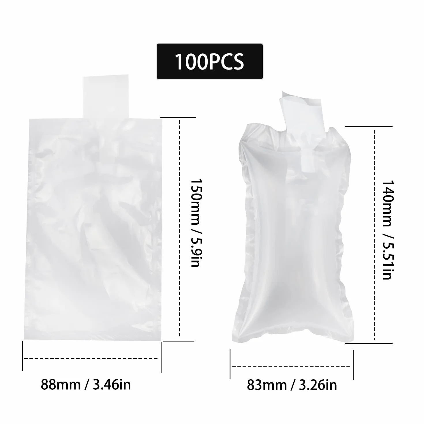 Film de coussin d'air Matériau d'emballage 100 Stück