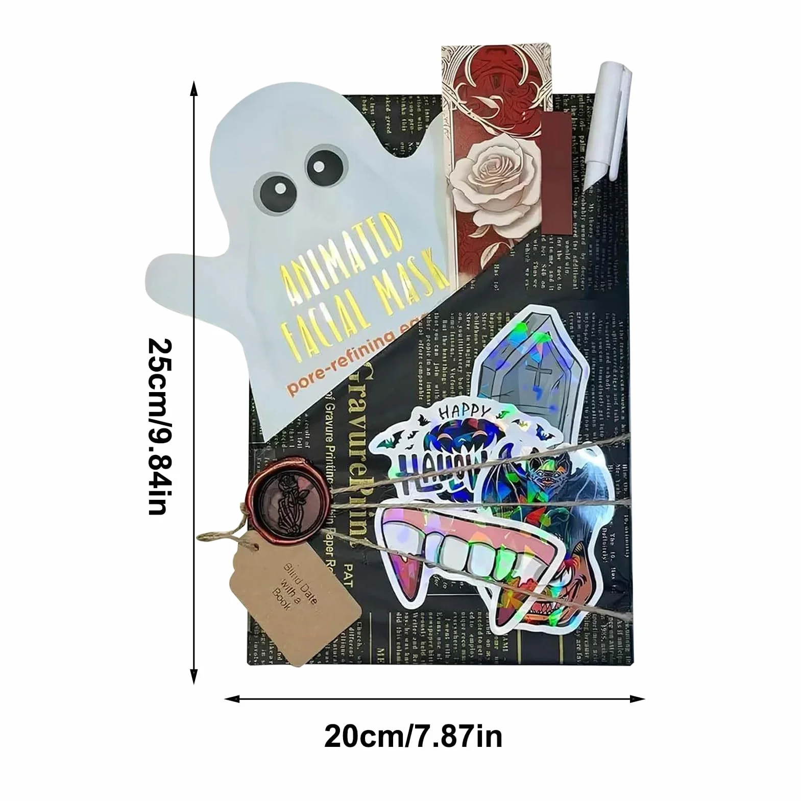 Roman Criminel Mystérieux Hexe & Halloween - Cadeau pour Amoureux des Livres avec Chauves-Souris Fantômes