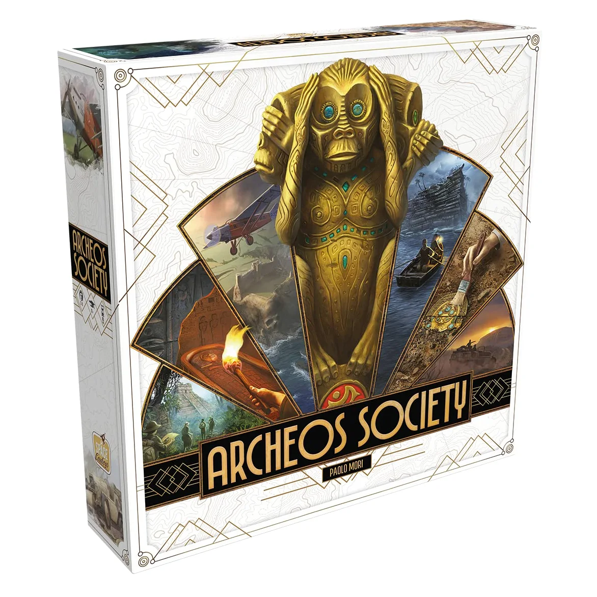 Space Cowboys, Archeos Society Jeu de connaisseurs 2 à 6 Joueurs à partir de 12 Ans et Plus 60 Minutes en Allemand