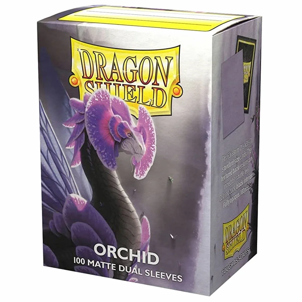 Dragon Shield Lot de 5 pochettes en carton double mat Orchidée Taille standard 100 ct
