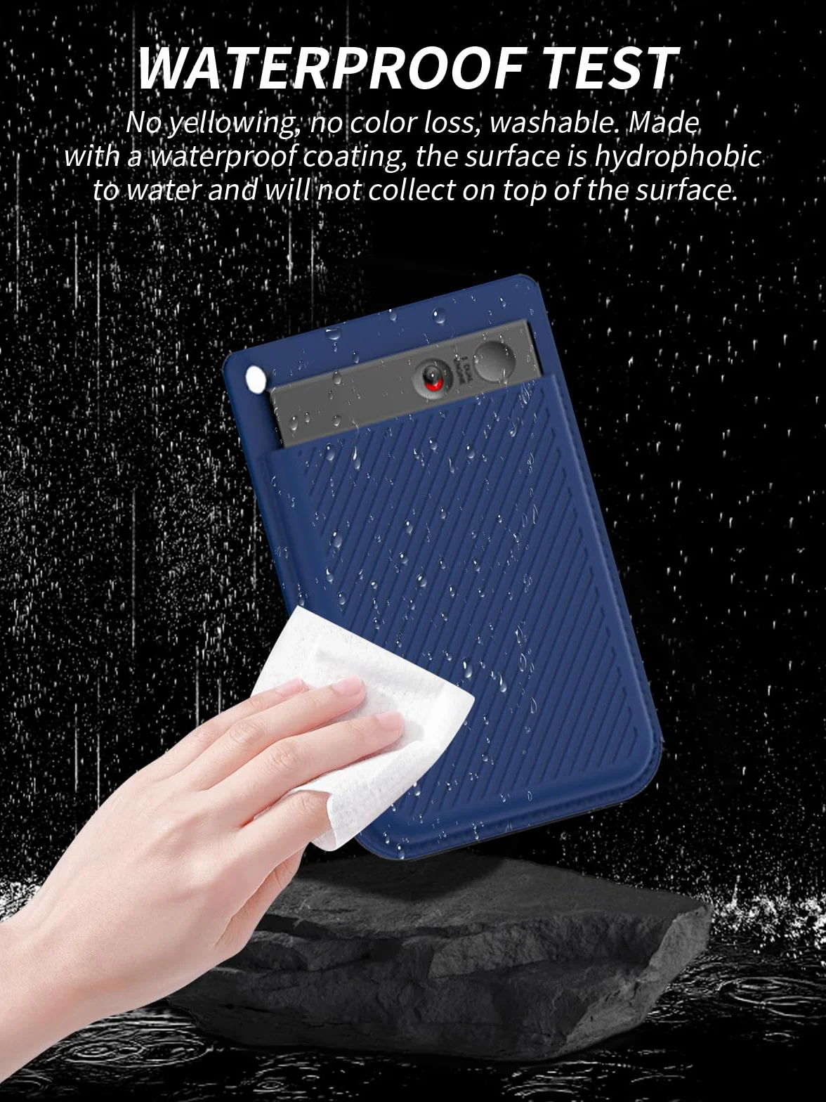 Étui pour enregistreur vocal PLAUD Note AI, lavable, protection antichute, bleu