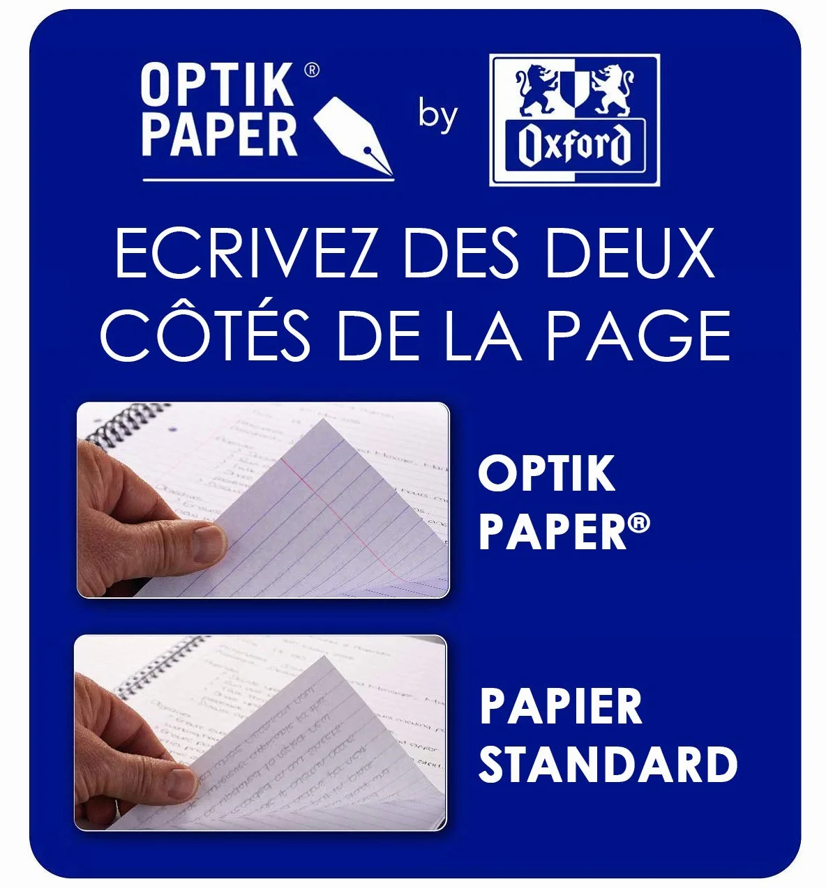 Oxford Cahiers Spirales A4 100 Pages Grands Carreaux Seyès Couverture Carte Couleurs Assortis 21 x 29,7 cm