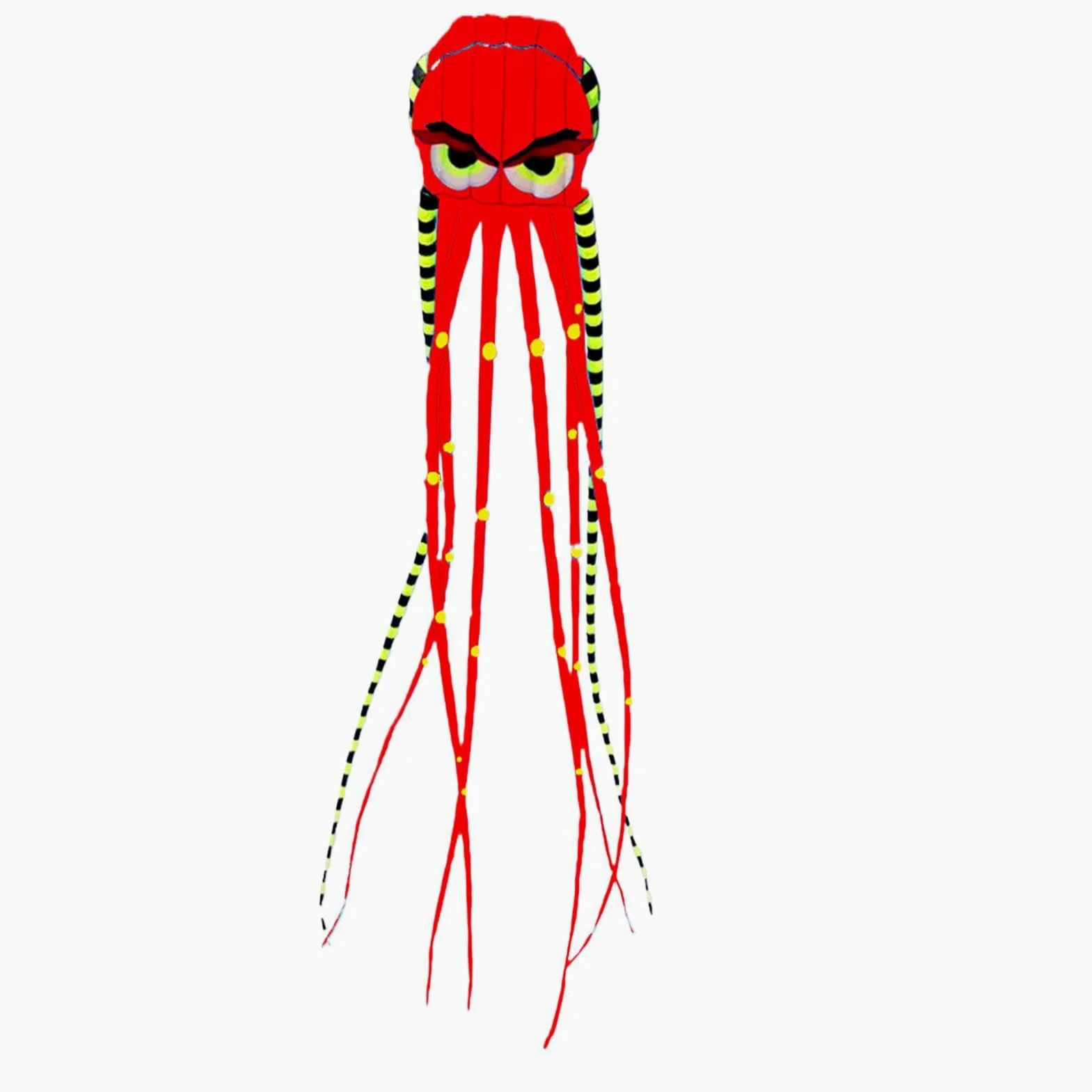 Cerf-volant pieuvre – Grand jouet d'extérieur de 7,9 m | Cerf-volant géant pieuvre de 7,9 m | Cerf-volant de plage pour adultes | Pour famille, vacances d'été, anniversaire, fête en plein air, jardin