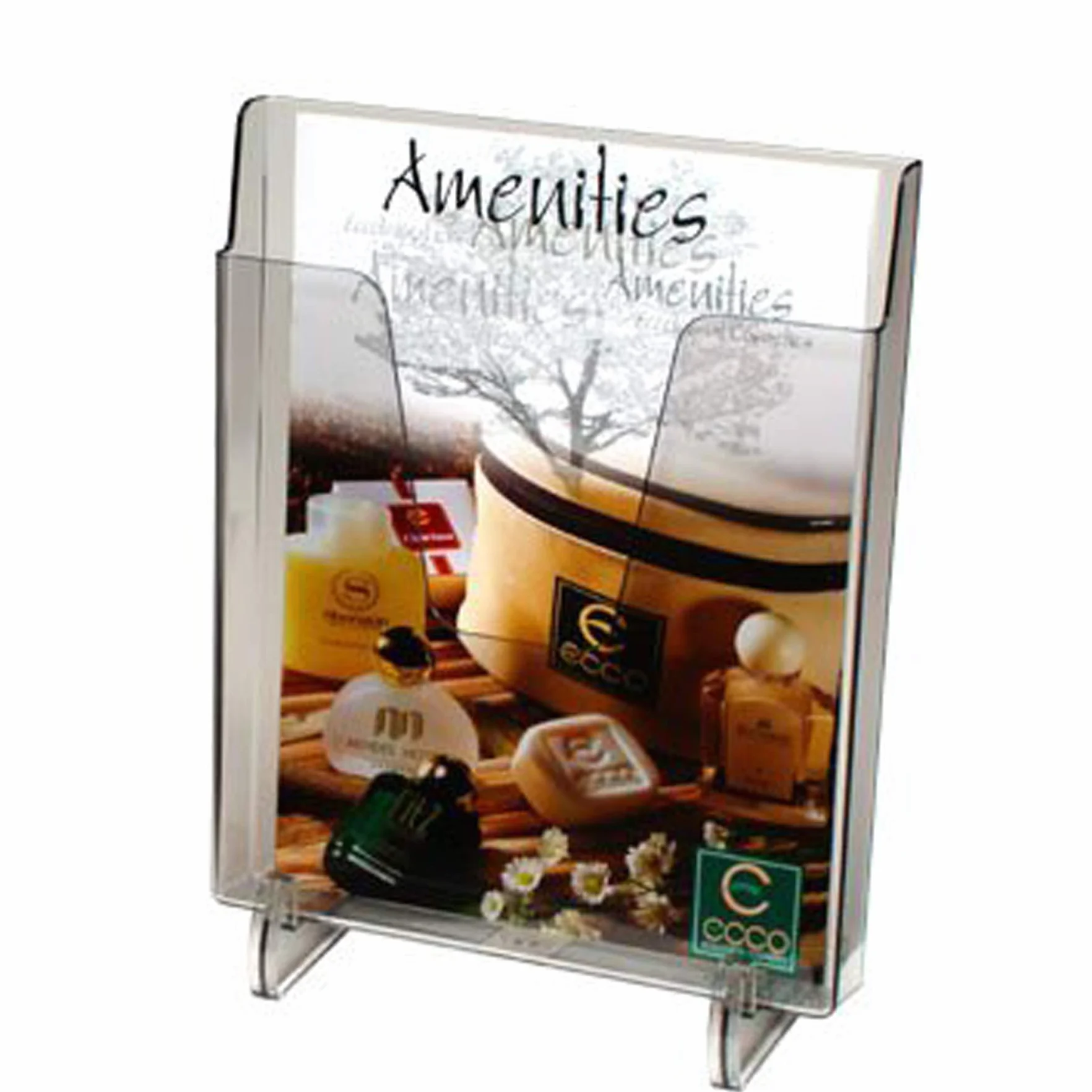 Acrimet Porte-documents Vertical à Poche pour Brochures Format Lettre Fumé