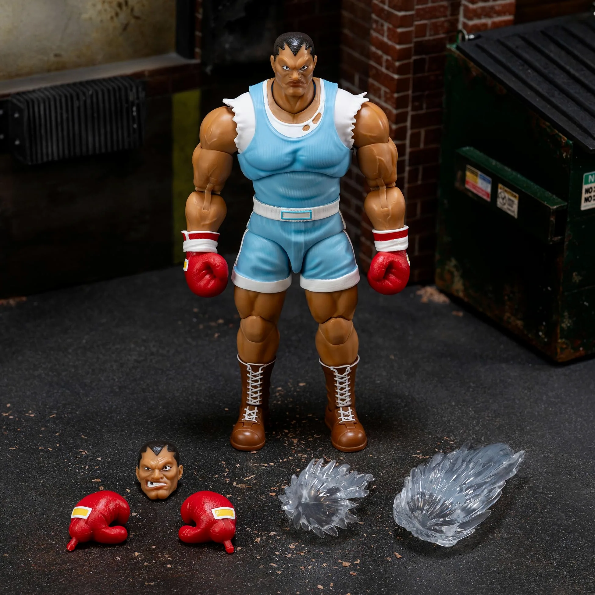 Jada Street Fighter 9335741314R00 Figurine d'action à Collectionner 17 cm articulée avec Accessoires interchangeables