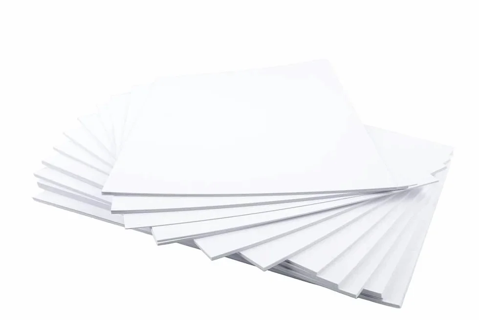 Lot de 100 feuilles cartonnées blanches A4 350 g/m² House of Card & Paper