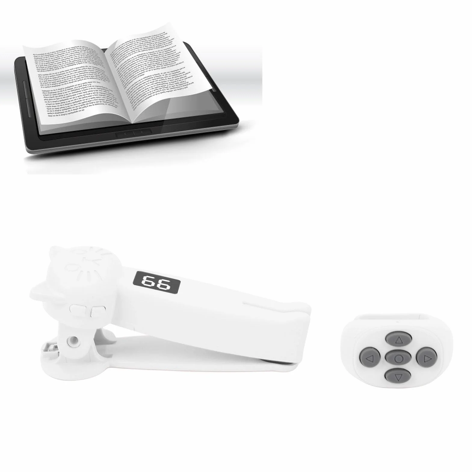 SENECESLI Bluetooth Page Turner Clicker pour iOS Android Tablettes Lecture Romans