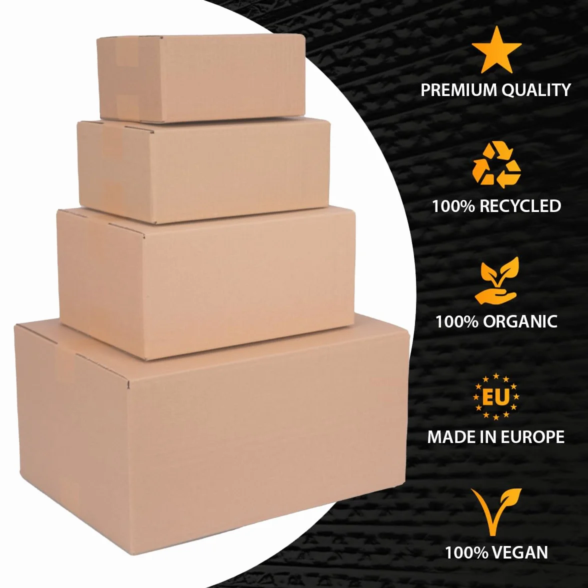 Boîtes pliantes en carton 300 x 215 x 140 mm KK 30 brunes cartons simple cannelure 50 pièces