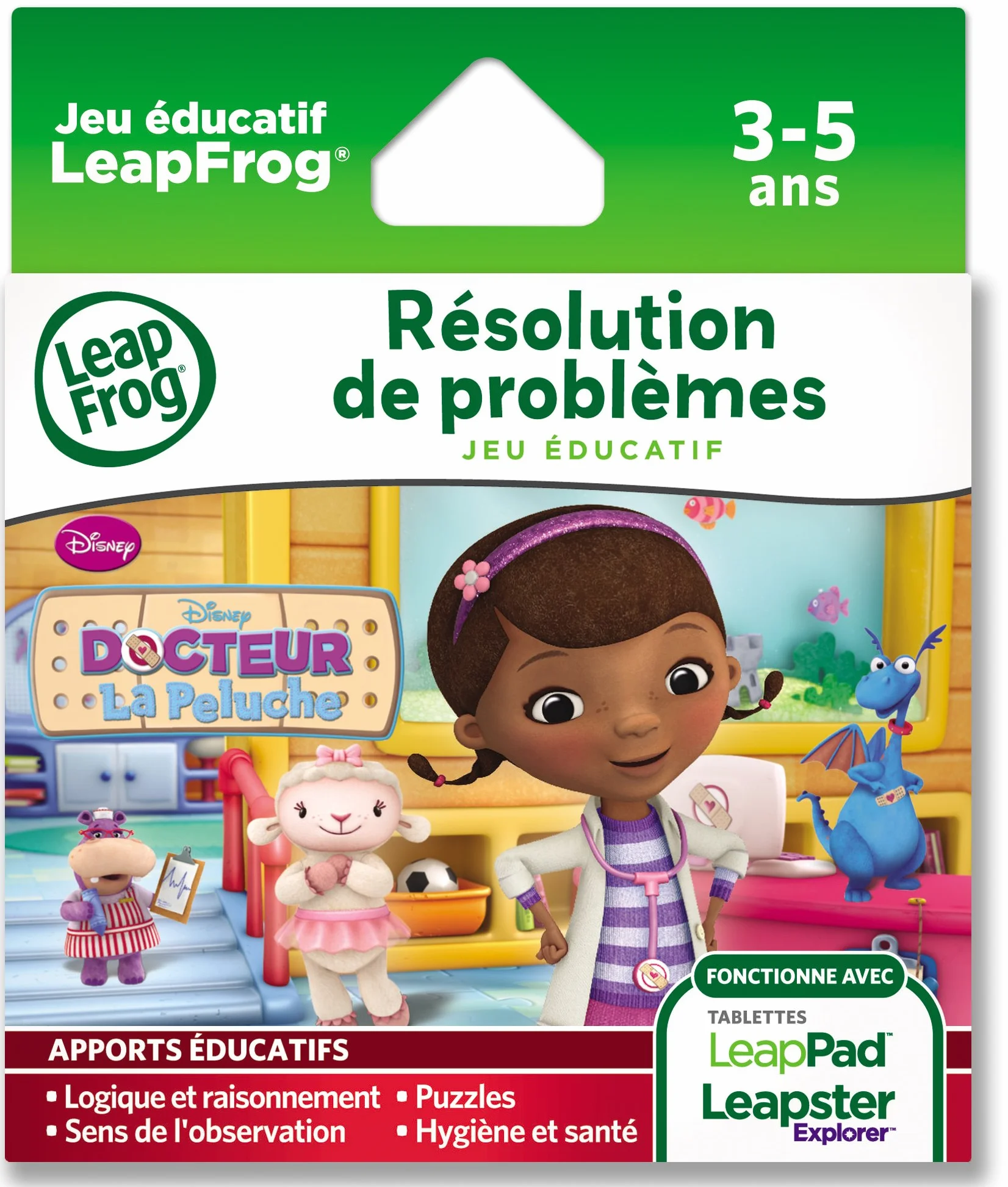 LeapFrog Jeu Educatif Leappad Leapster Docteur La Peluche
