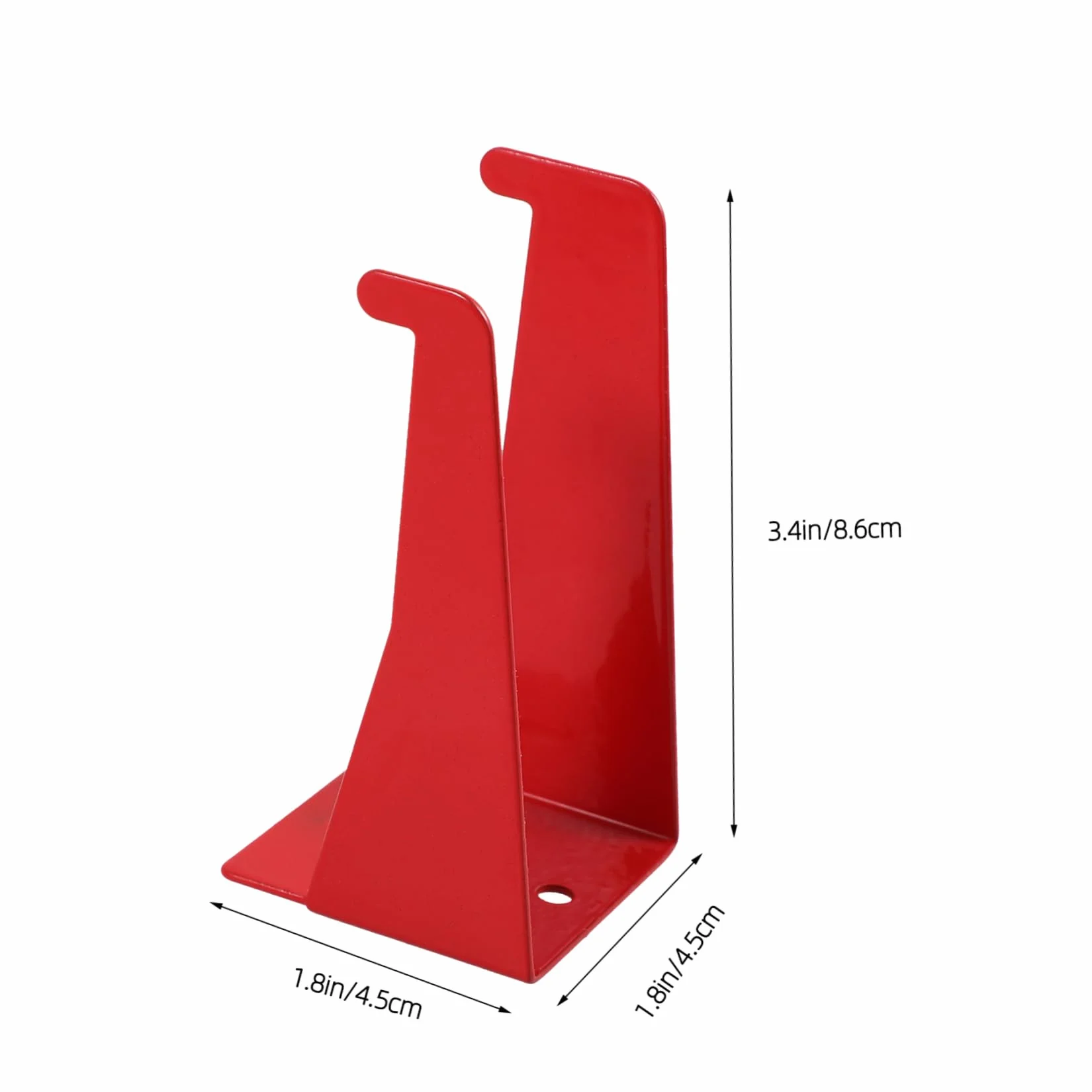 Cabilock Crochets Porte-extincteur Métal Rouge 4pcs Support Mural pour Extincteurs 1-4kg