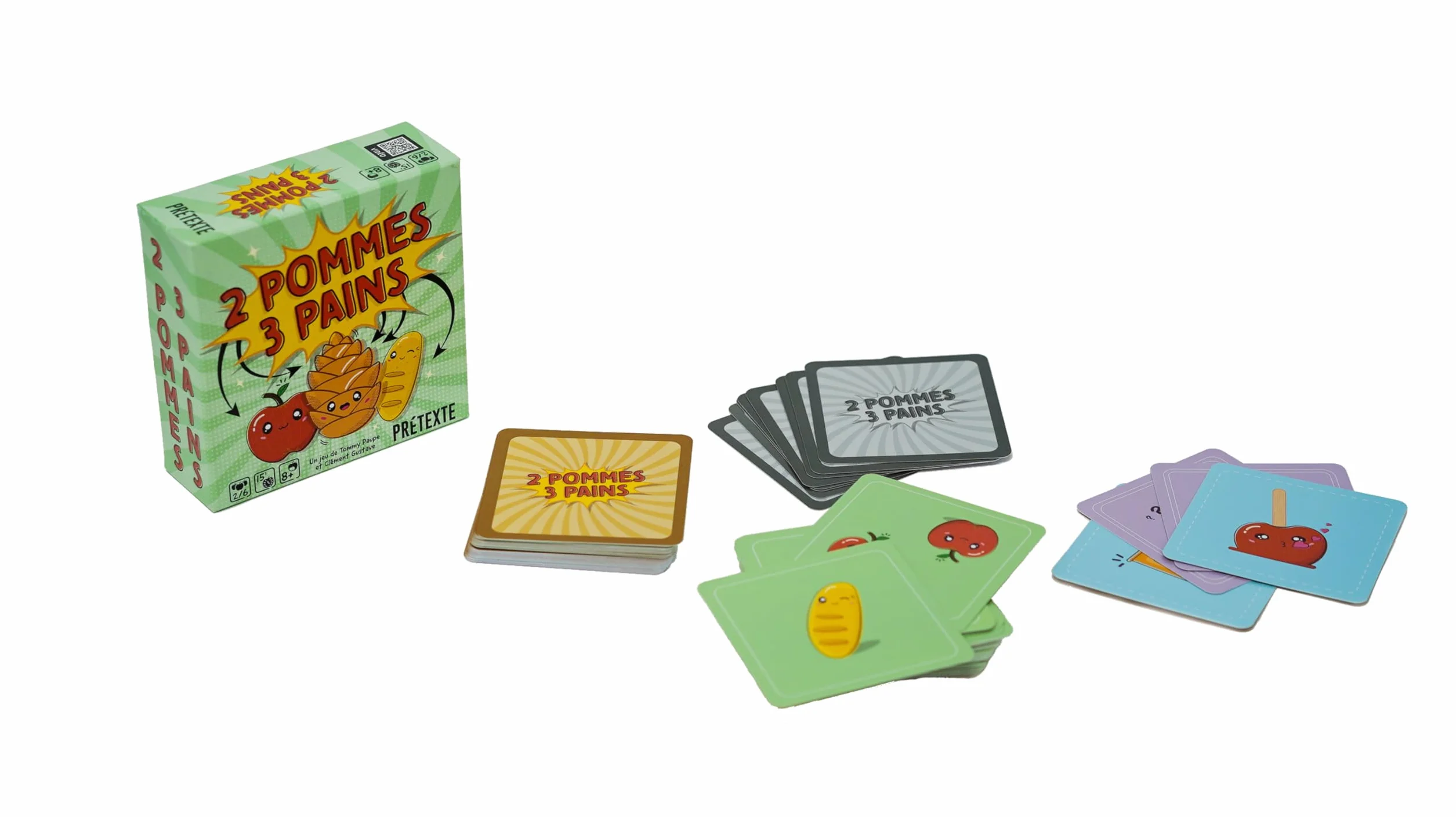 2 Pommes 3 Pains - Jeu de Société pour Famille et Amis - 2 à 6 Joueurs - Dès 8 Ans