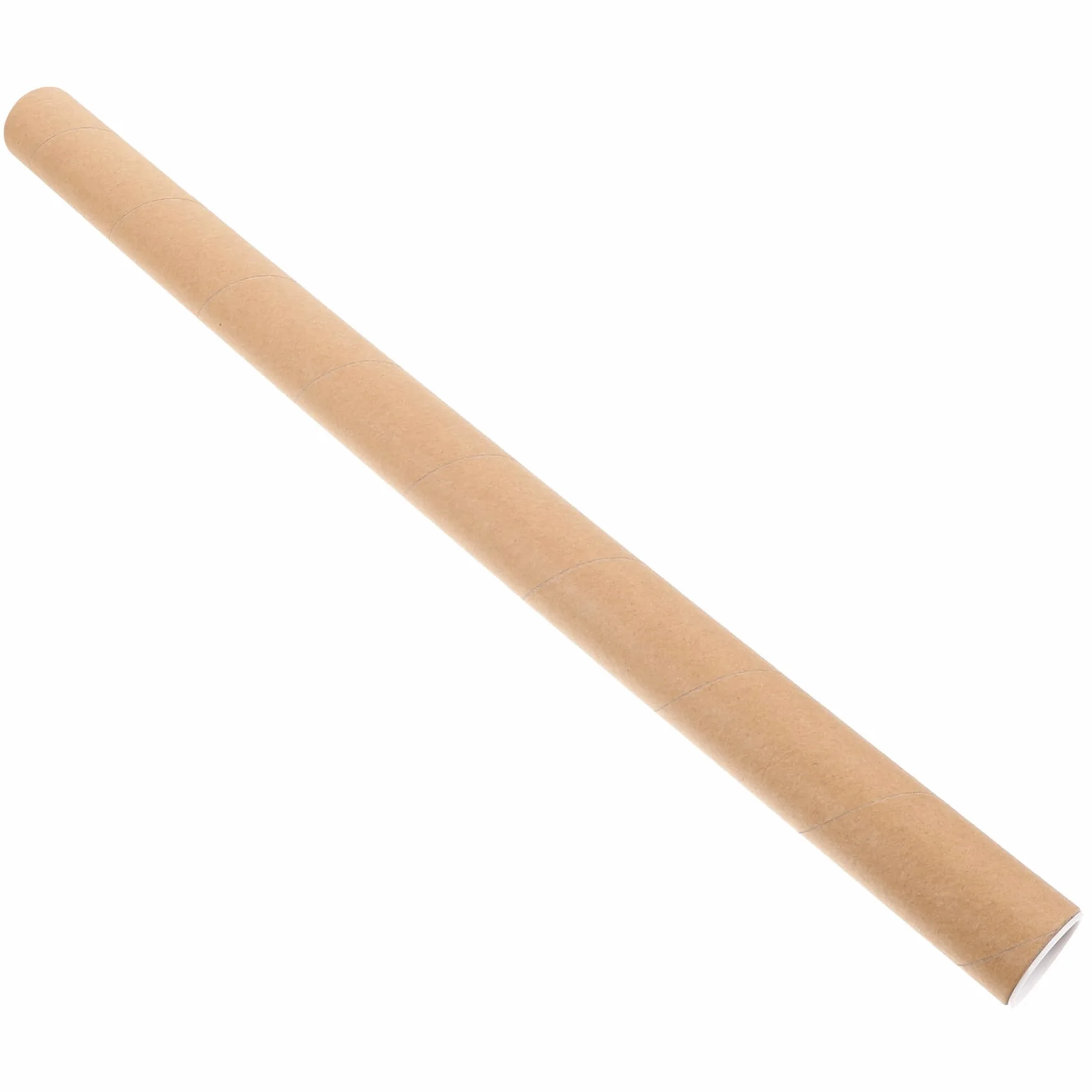 Tube En Carton Kraft 19.69In Pour Rangement Et Transport D'Affiches Documents Œuvres D'Art
