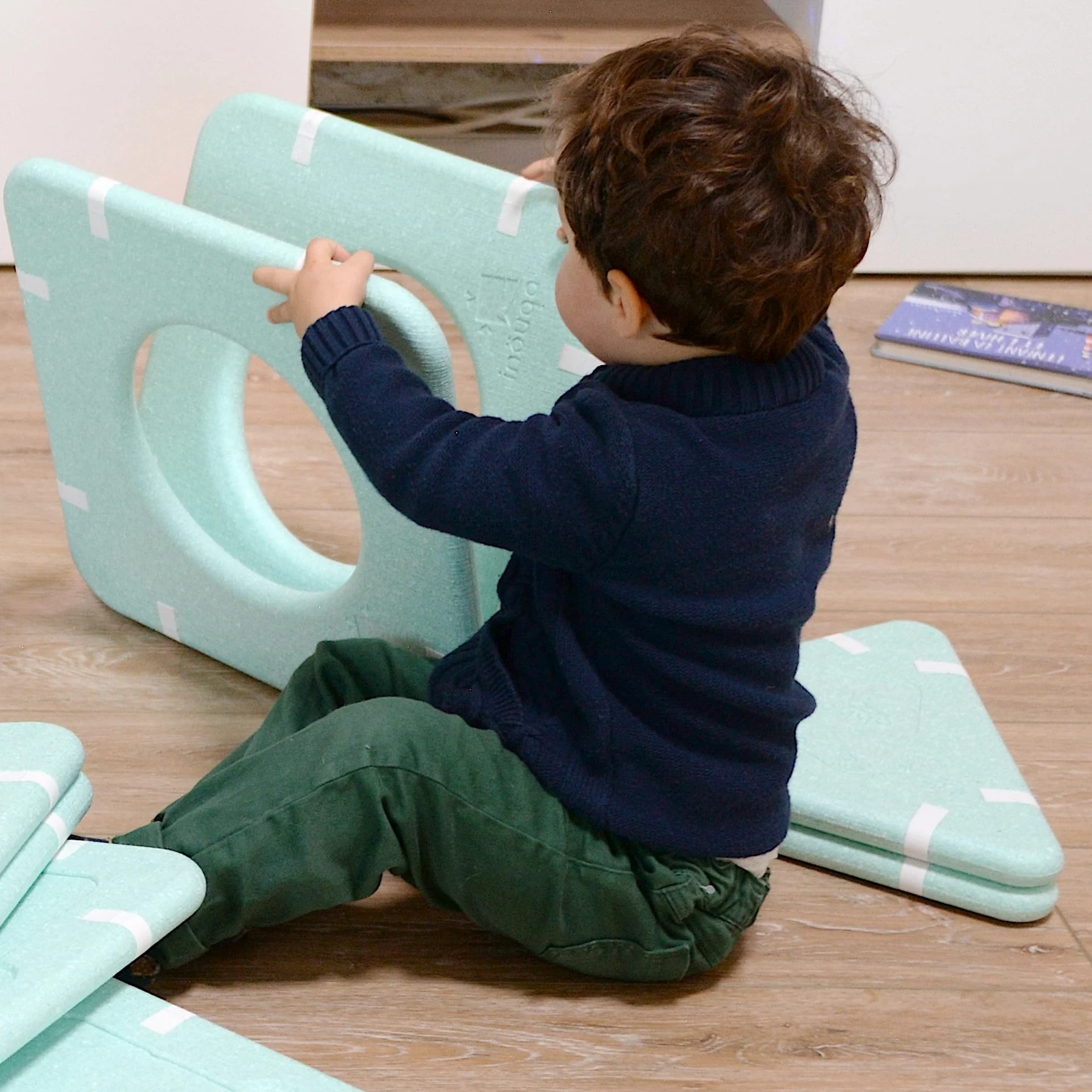 Extra 10 - Jeu de Construction Magnétique - Modules Géants, Légers et Aimantés - Assemblage, Inventivité & Exploration - De 0 à 10 Ans - Fabriqué en France - 10 Modules