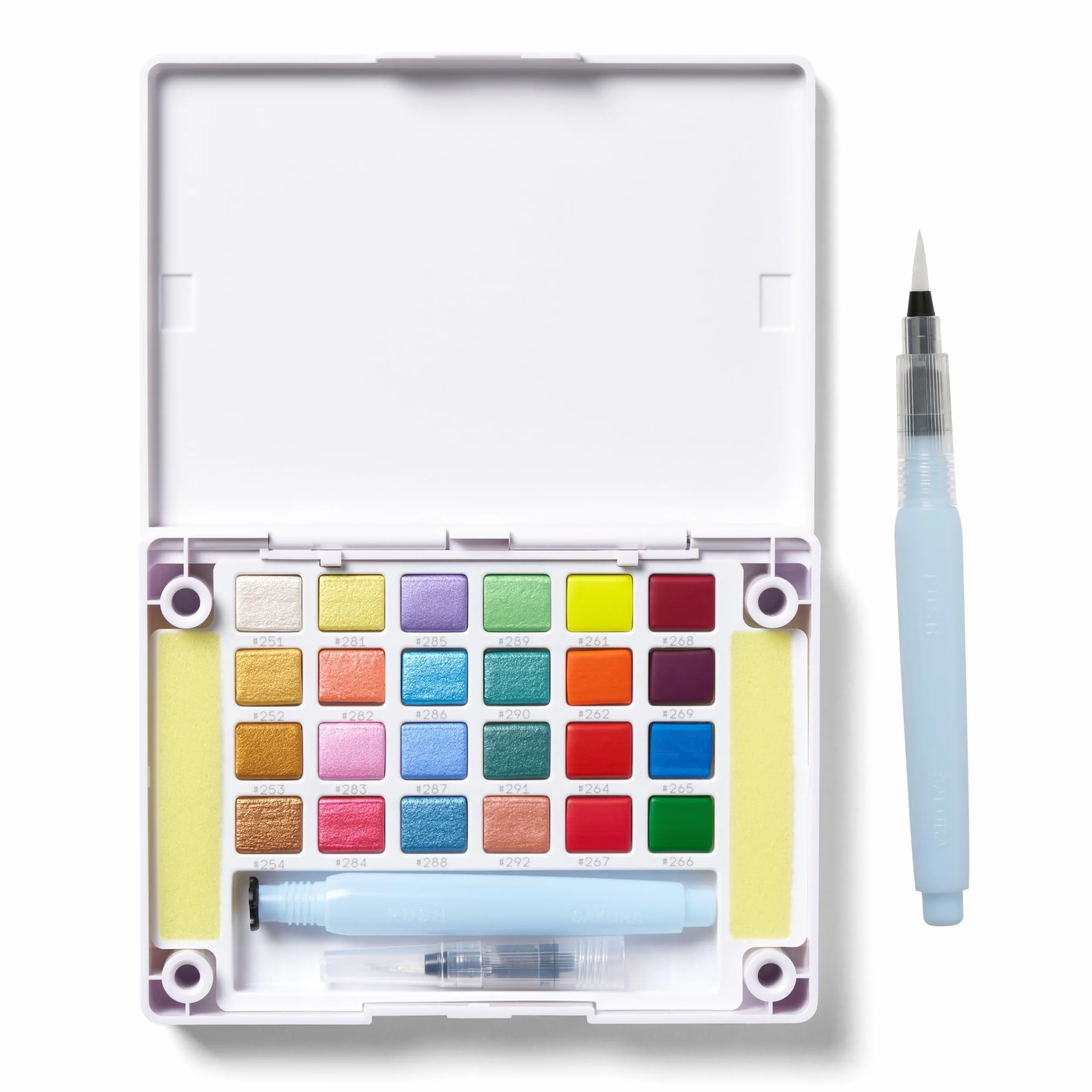 Sakura Koi Water Colors Boîte à croquis de poche 24 demi-godets XNCW24MPN