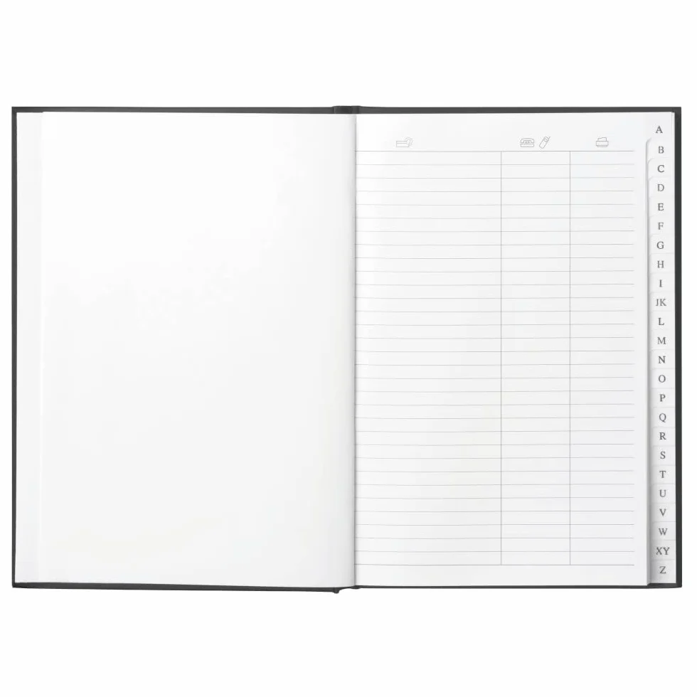 Herlitz Rainbow Carnet d'adresses A5 Registre téléphonique A-Z